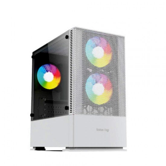 VALUE TOP VT-B701-W MICRO ATX GAMING CASE (WHITE)